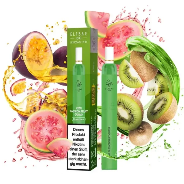 Elf Bar T600 Kiwi Passion Fruit Guava - 20 mg/ml