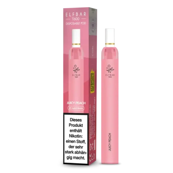 Elf Bar T600 Juicy Peach - 20 mg/ml – Bild 2