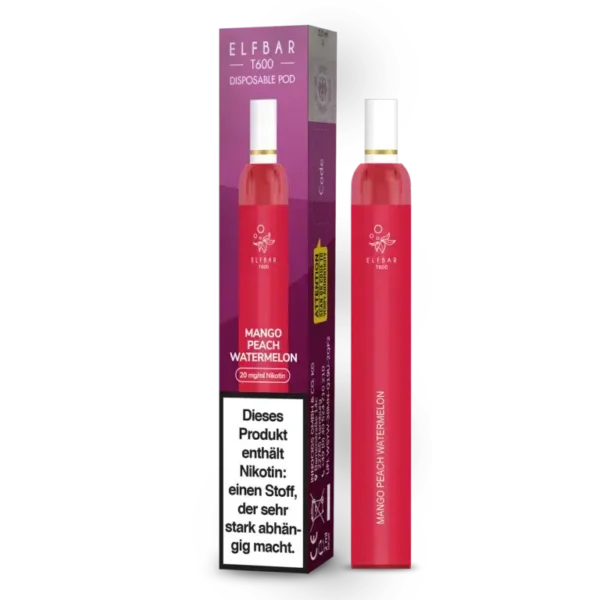 Elf Bar T600 Mango Peach Watermelon - 20 mg/ml – Bild 2
