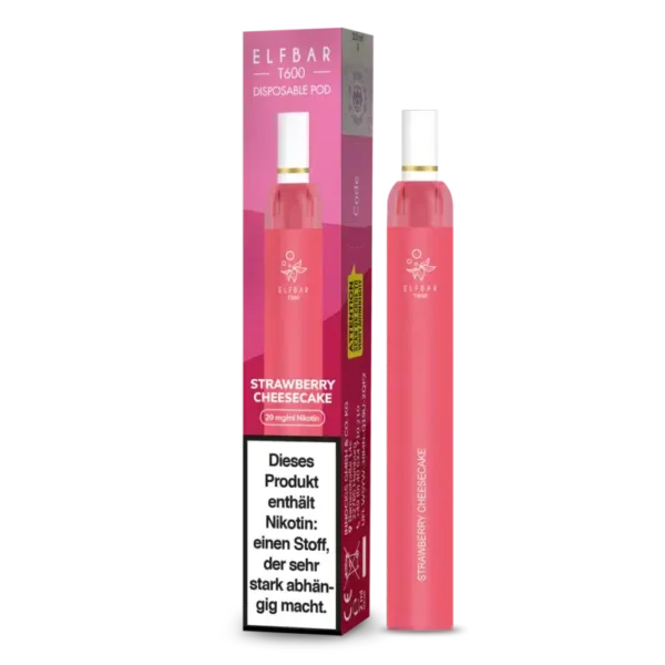 Elf Bar T600 Strawberry Cheesecake - 20 mg/ml – Bild 2