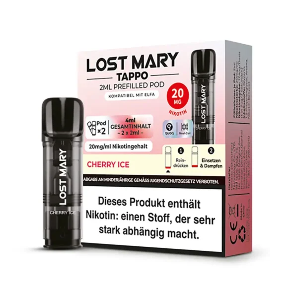 Lost Mary Tappo Pods Cherry Ice 20mg/ml